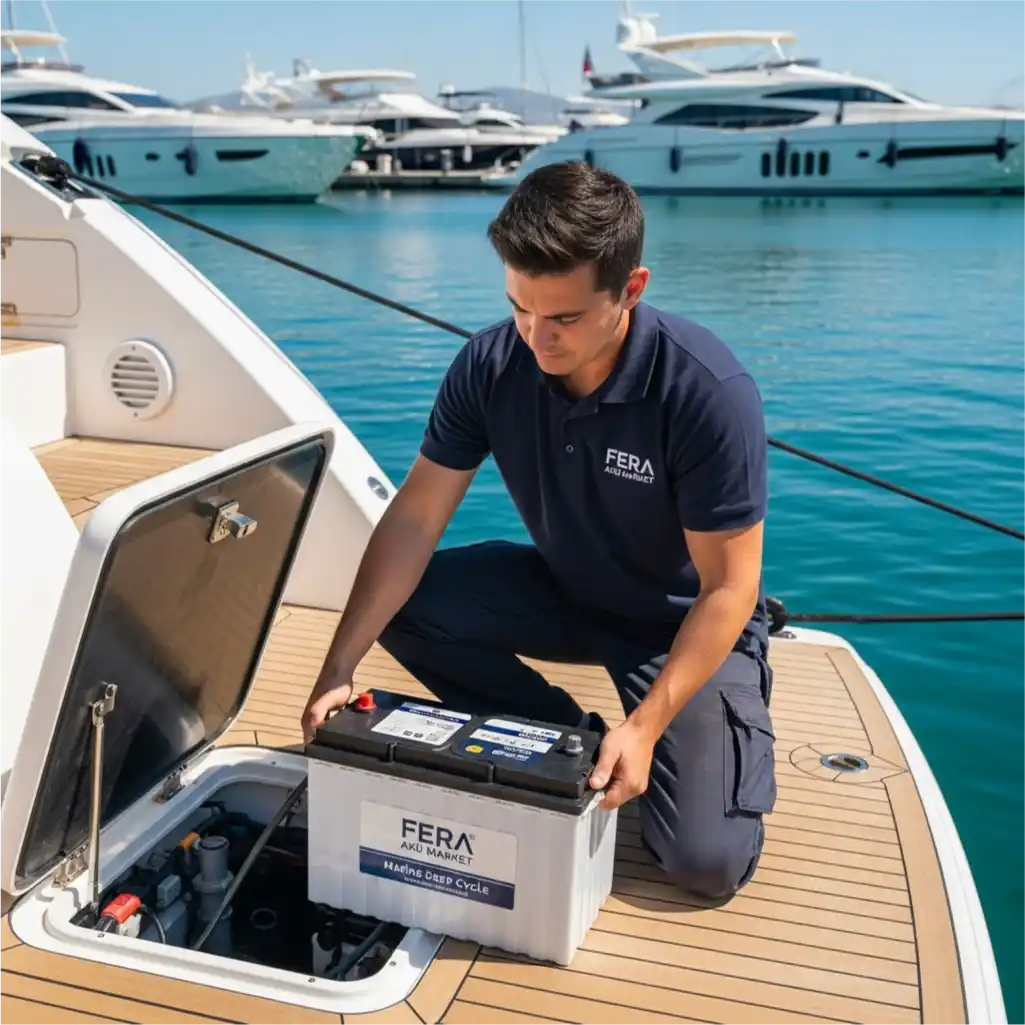 Marin Akü Değişimi